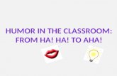 Humor in the classroom