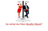 What do men really want