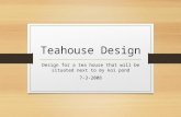 Japanese Teahouse Plans - Eric Vanderburg