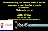 UNSW from OCIS to OpenMRS