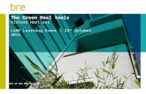The Green Deal Tools -Richard Hartless, BRE