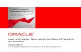 Strategie Applicative di Oracle - Rajan Krishnan bologna nov 2011