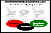 Five Pan-Afrikanist Scholars-Leaders-Freedom Fighters