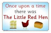Sequence cards for Little Red Hen