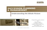 Succession Planning & Management: Understanding the Whole Picture