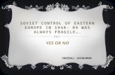 Soviet of eastern europe in 1948  89 was
