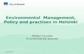 Environmental practises in Helsinki,