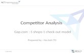 Competitor analysis estore gap.com