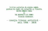 Octavian Sarbatoare creatia literar artistica - anii 1998 - 2010 carti fara rama