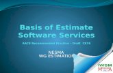 Basis of Estimate for IT Services