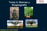 1 Tema 4: Biomas y Biogeografía Realizado Prof: Alberto Batllori.