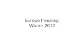 Europe freezing