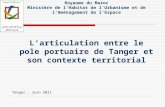 L'articulation entre le pole portuaire de Tanger et son contexte territorial
