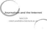 Old slides: MAC129 Journalism and the Internet