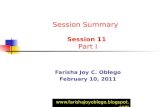 Session Summary 11