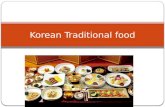 Korean traditional foods