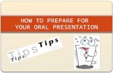 How to prepare for an oral presentation