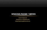 Windows phone 7 series, ppt