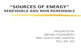 Renewable And Non Renewable Sources Of Energy