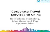 Corporate travel services