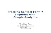Tracking Contact Form 7 Enquiries with Google Analytics