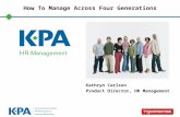 How To Manage Across Four Generations