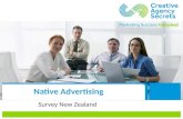 Native advertising slides