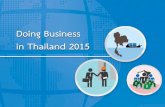 Doing business in thailand 2015