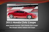 Honda Civic Coupe Seattle - The sharply styled, feature-rich Coupe From Klein Honda Your Most Preferred Seattle Area Honda Dealer