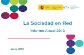 Informe anual la sociedad en red 2012 edicion 2013