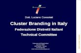 Cluster Branding in Italy by Mr. Luciano Consolati during SME Convention Vibrant Gujarat2011