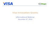 Visa Innovation Grants Webinar Presentation
