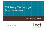 Efficiency Technology Advancements - John German
