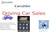 Mobile Marketing for Auto Dealers - Cars2Go - Bob Bentz - World Telemedia 2012