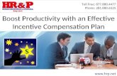 Boost Productivity with an Effective Incentive Compensation Plan
