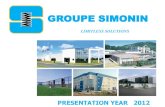 Simonin group presentation 2013