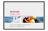 Statnett - Nord.link - Status of a Transnational Project - Ingard Moen