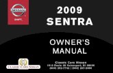 2009 SENTRA OWNER'S MANUAL