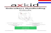 Handleiding Axkid kidzofix (NL)