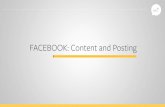 Facebook: Content & Posting