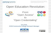 Open Education Revolution: From Open Access to Open Credentialing