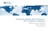 Enterprise Mobility Best Practices - 2017 Analysts' Predictions