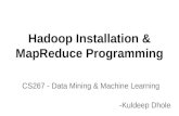 Cs267 hadoop programming
