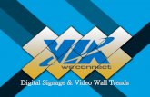 Digital signage and video wall trends