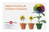 Redwing solutions  | A 360° digital branding, creative solutions & new media development company - slide share