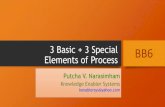 3 Basic + 3 Special Elements  of  Process