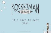 Rocketman blogger presentation