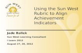 Aligning Achievement Indicators I Learn 2012