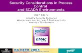 Security Considerations in Process Control and SCADA Environments