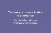 Culture Et Communication D’Entreprise